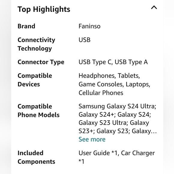 110W USB C Car Charger Fast Charging, with 5.7ft Type C Retractable Coiled Cable - Picture 8 of 14